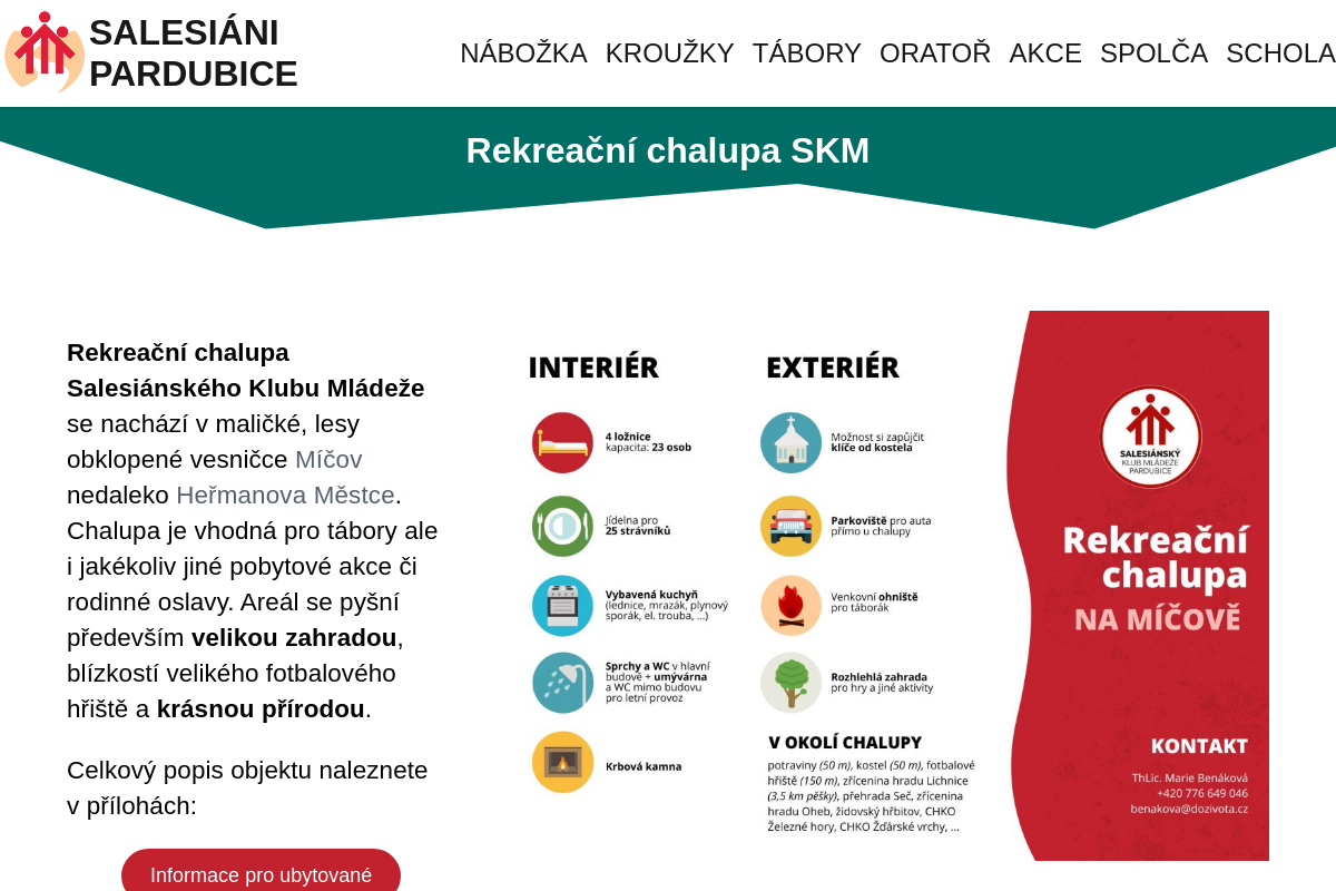 Rekreační chalupa SKM