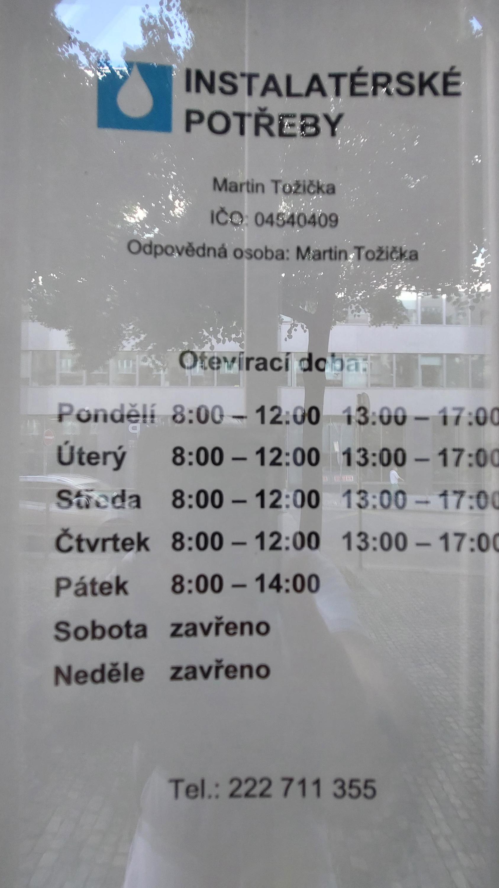 Martin Tožička - instalatérské potřeby foto 2