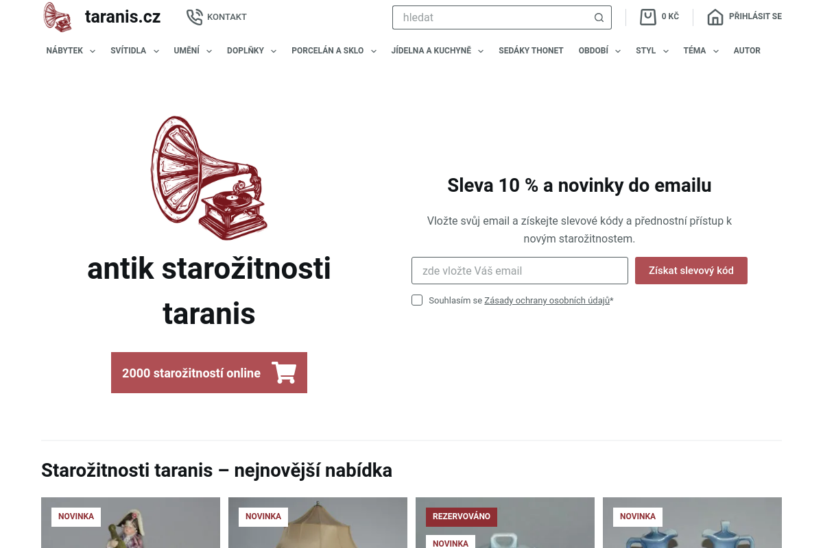 Starožitnosti Taranis.cz
