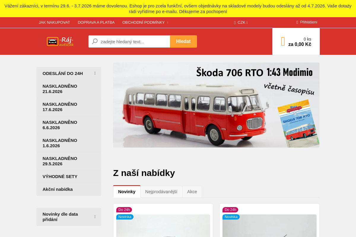 Ráj Autíček