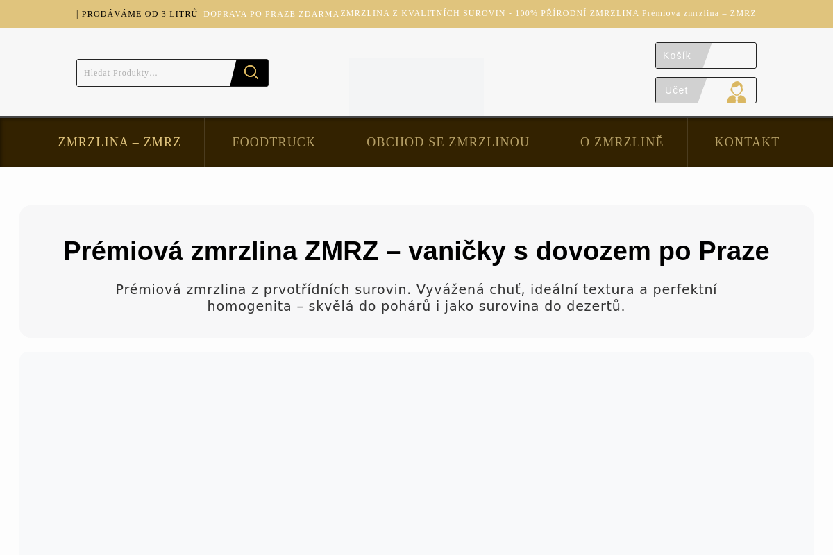 Zmrzlina ZMRZ.cz