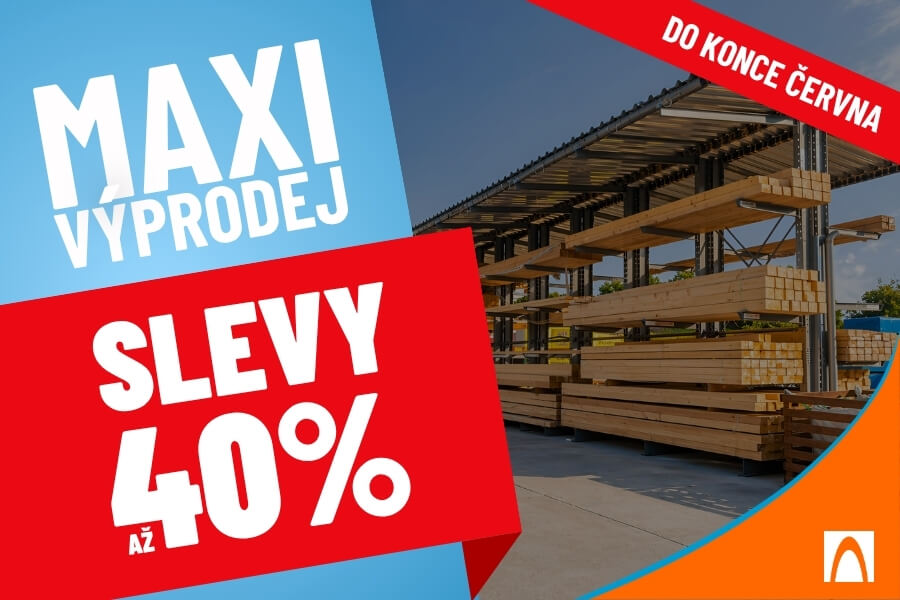 Maxi výprodej KVH, OSB desek a plotovek