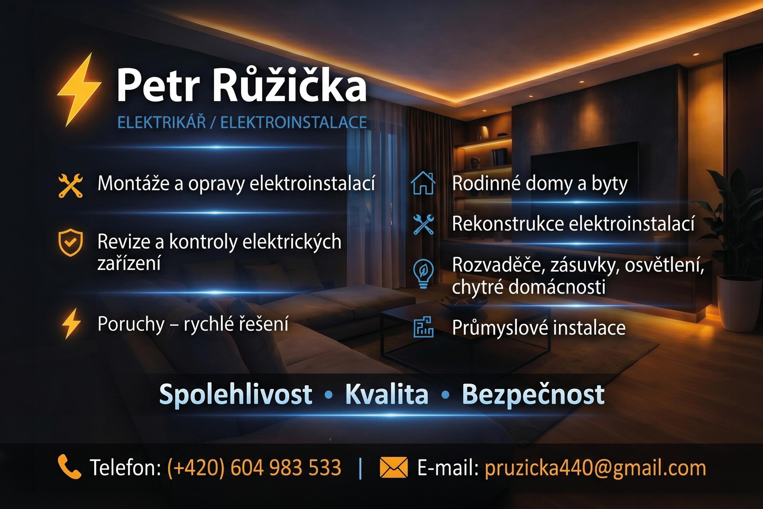 Elektroinstalace Petr Růžička
