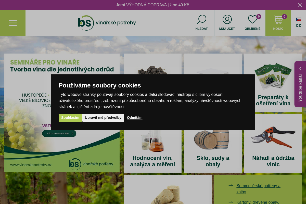 Vinarskepotreby.cz