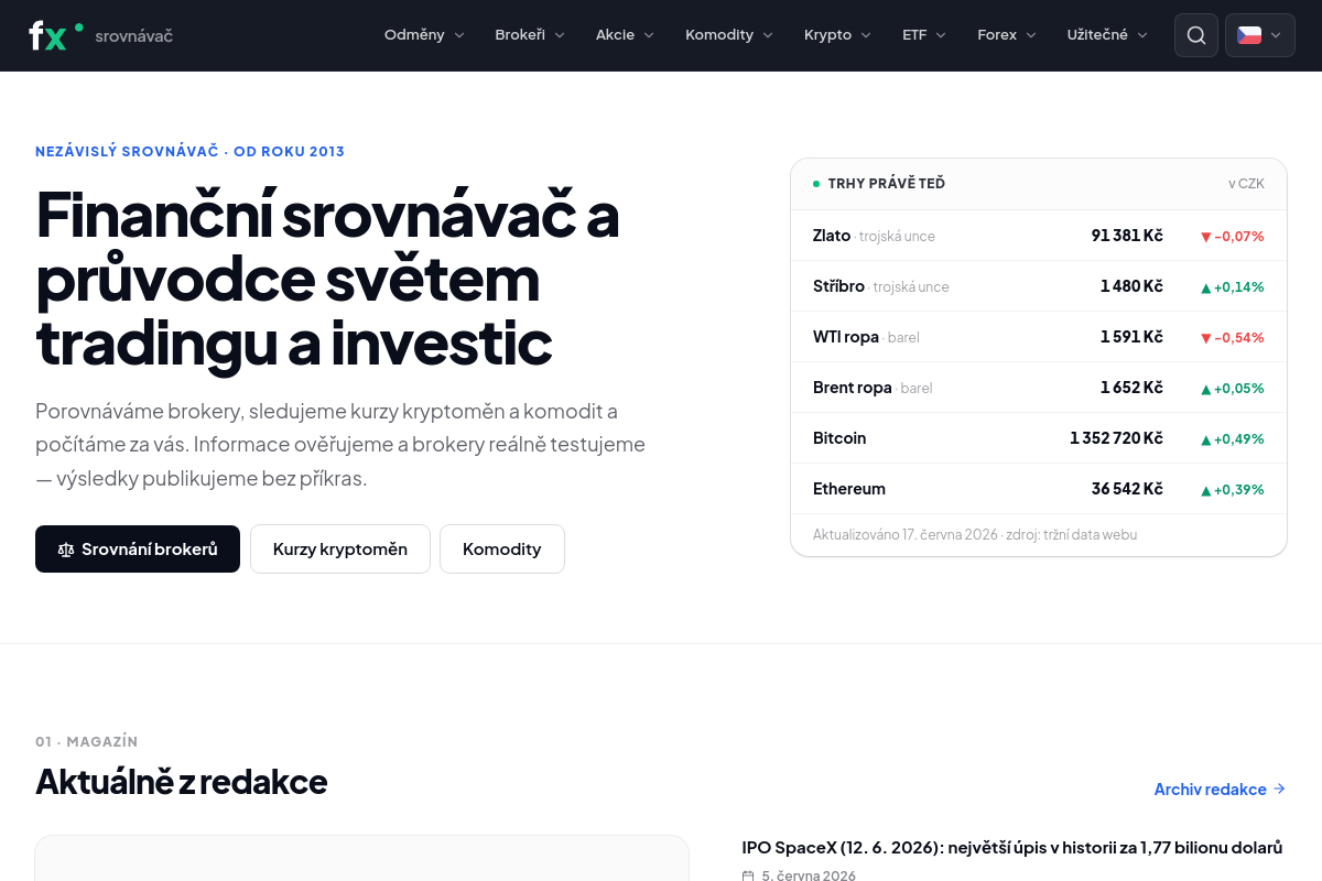 Forexsrovnavac.cz