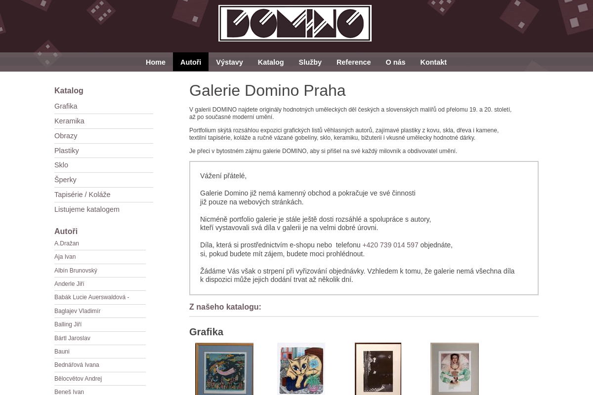 Galeriedominopraha.cz