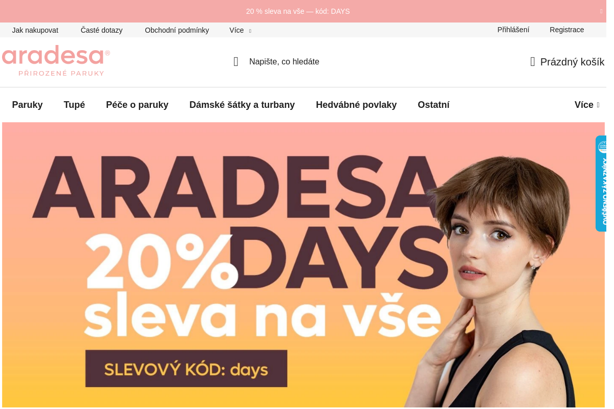Aradesa Kvalitní paruky