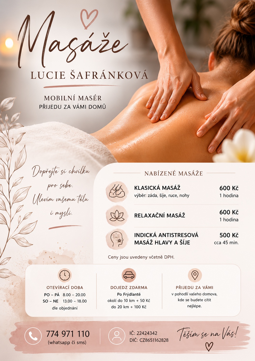 Masáže - Lucie Šafránková foto 2