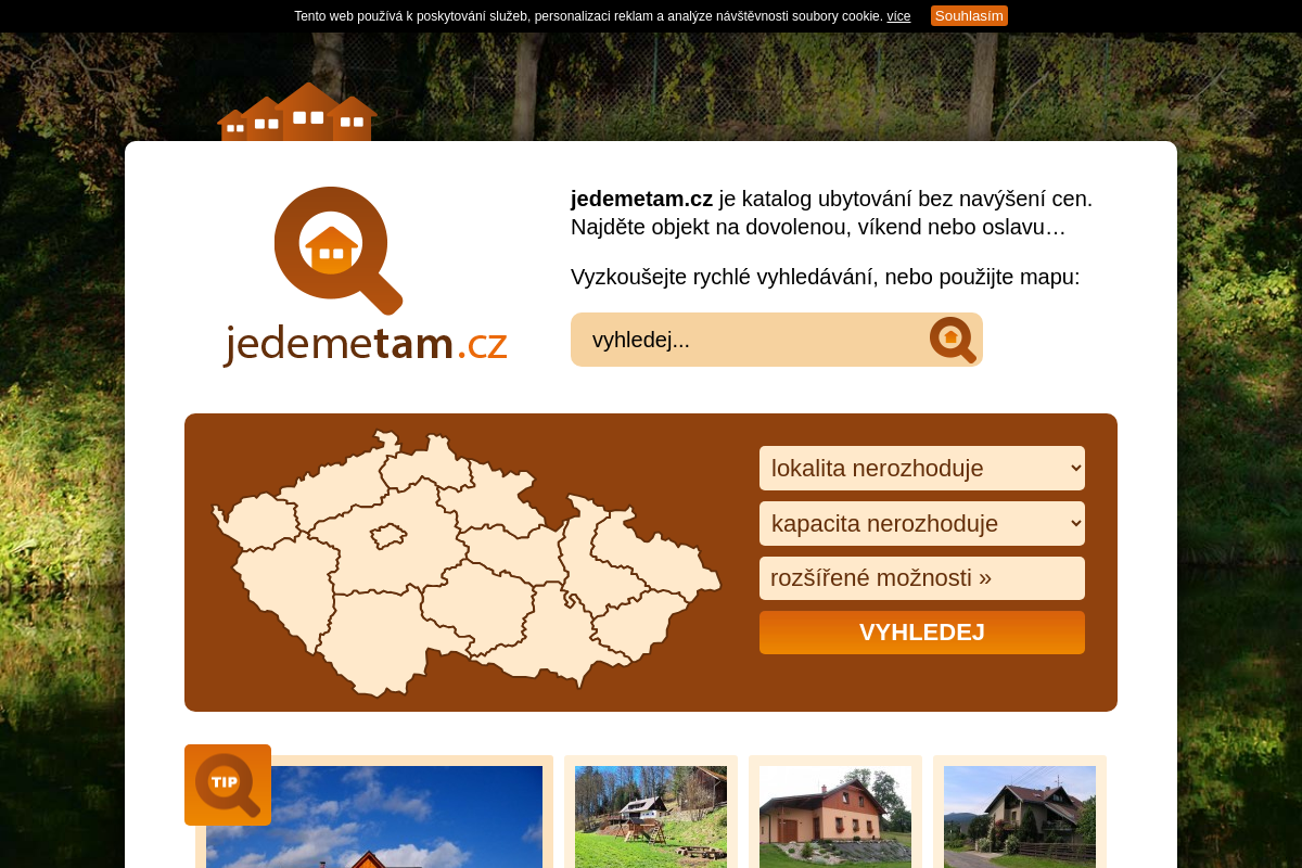 jedemetam.cz - katalog ubytování