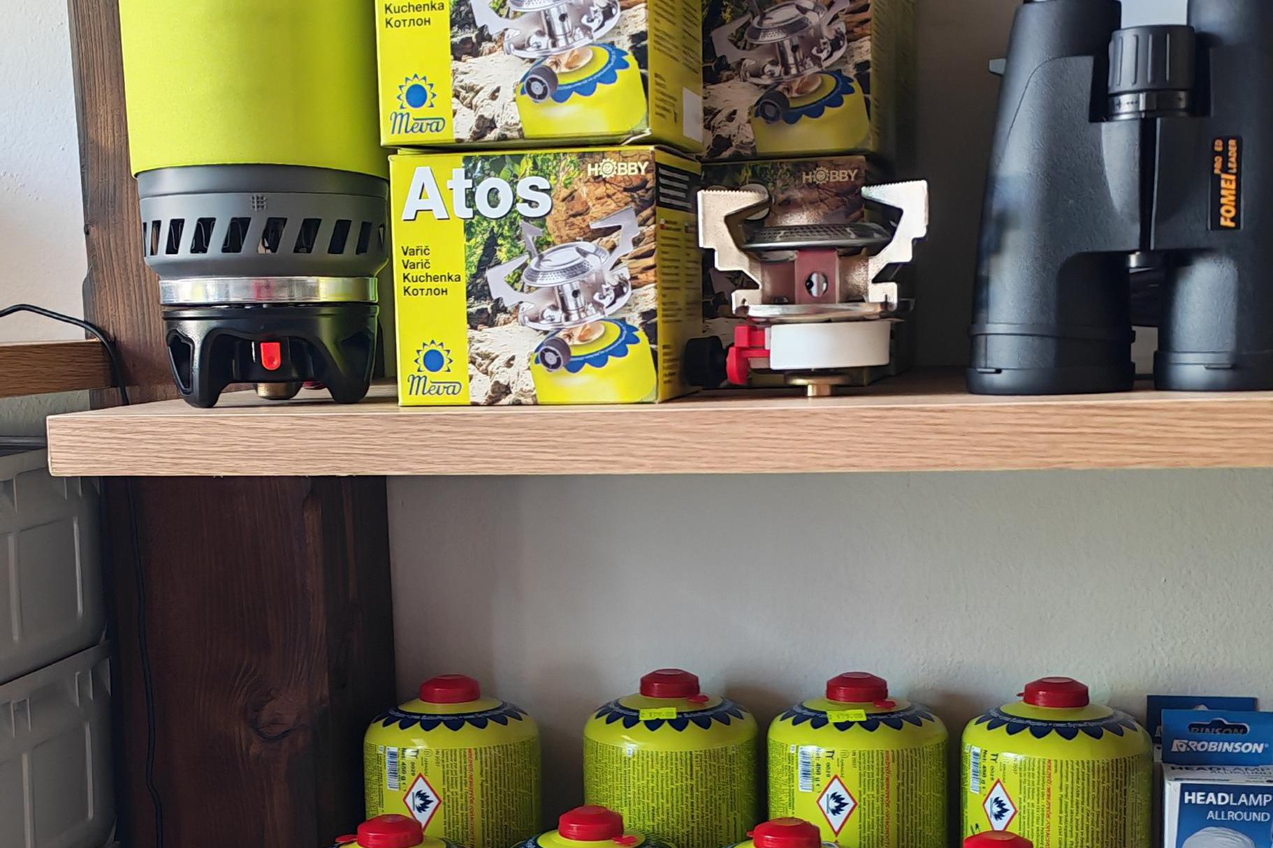 Meva vařiče a plynové kartuše