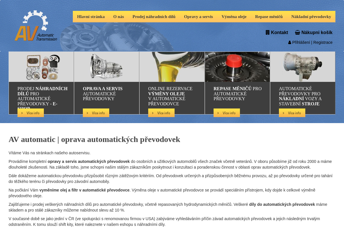 Opravaprevodovky.cz