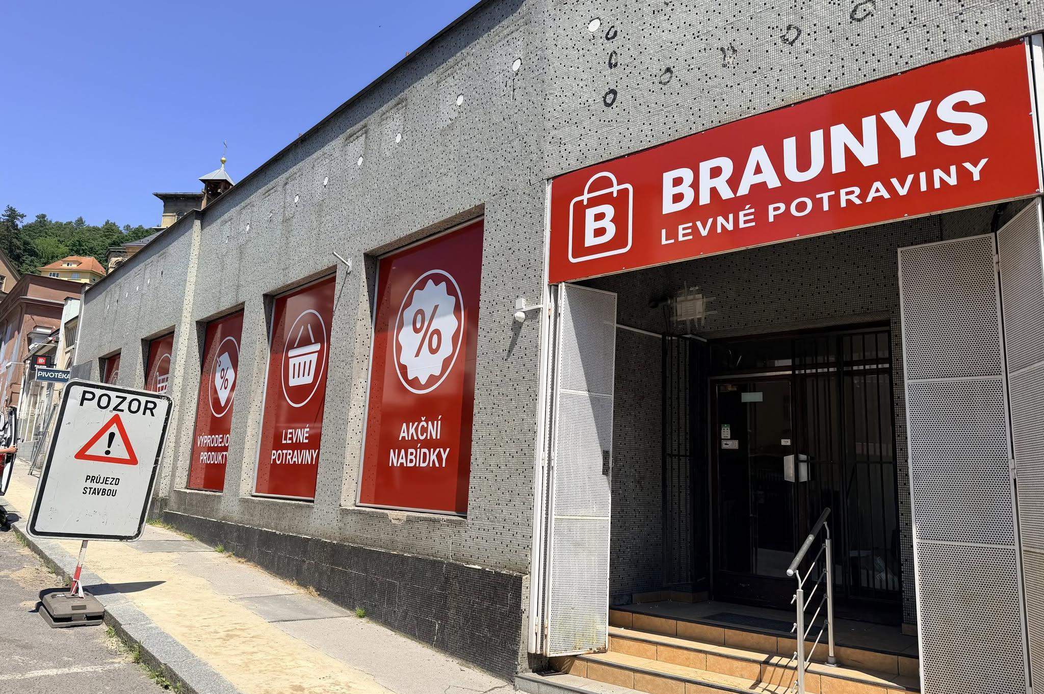 Levné potraviny Braunys