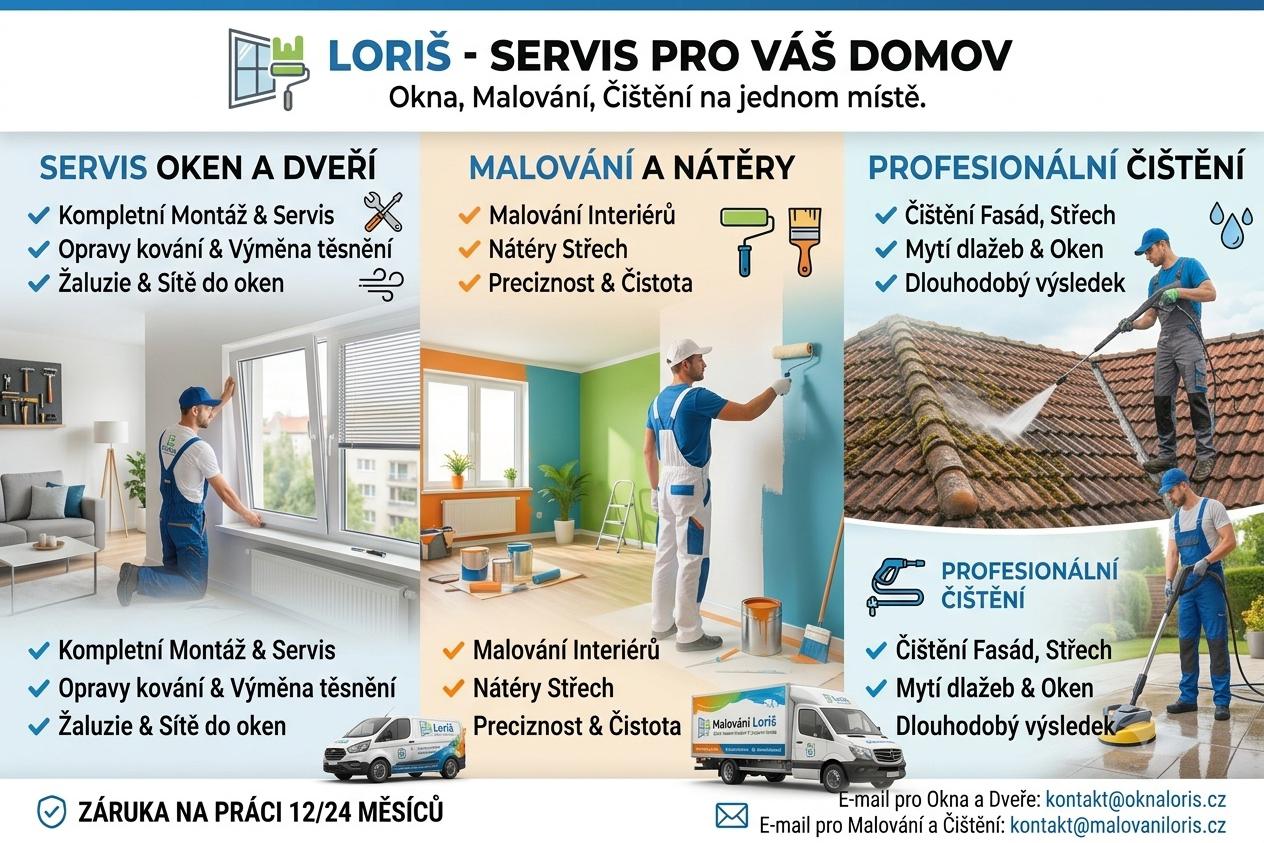 Loriš - okna a malování foto 1