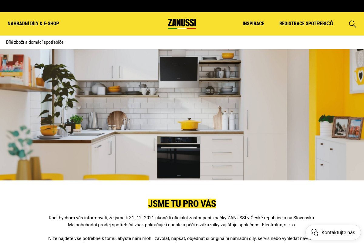 Shop.zanussi.cz