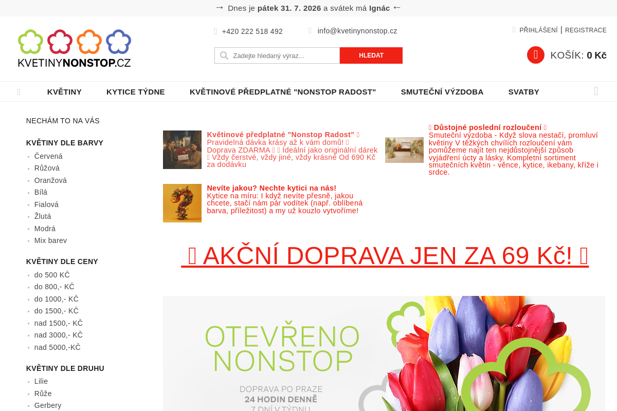 Kvetinynonstop.cz