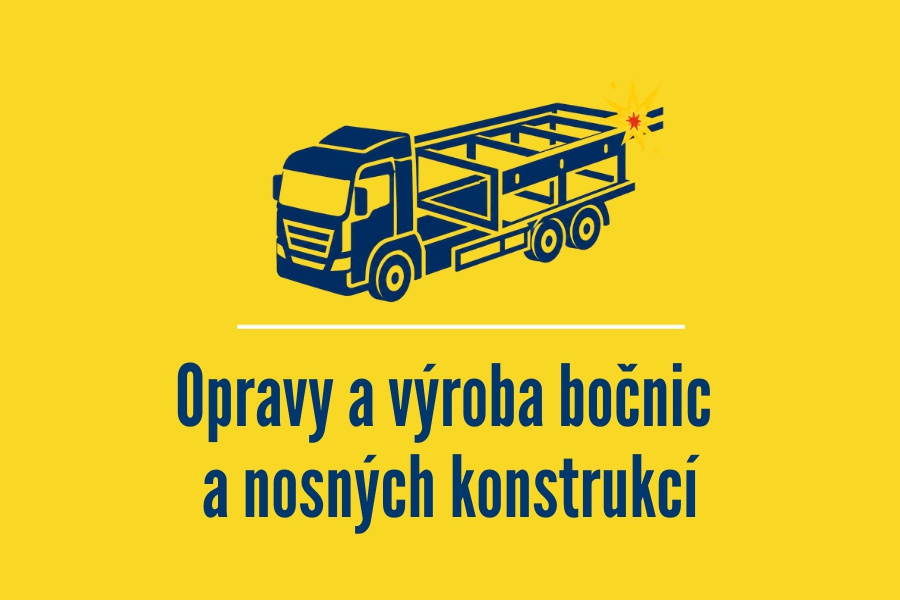 Opravy a výroba bočnic a nosných konstrukcí