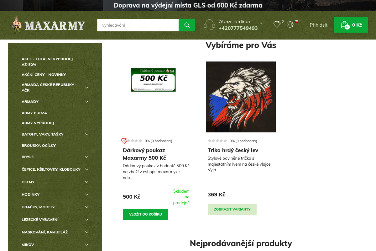 Maxarmy.cz