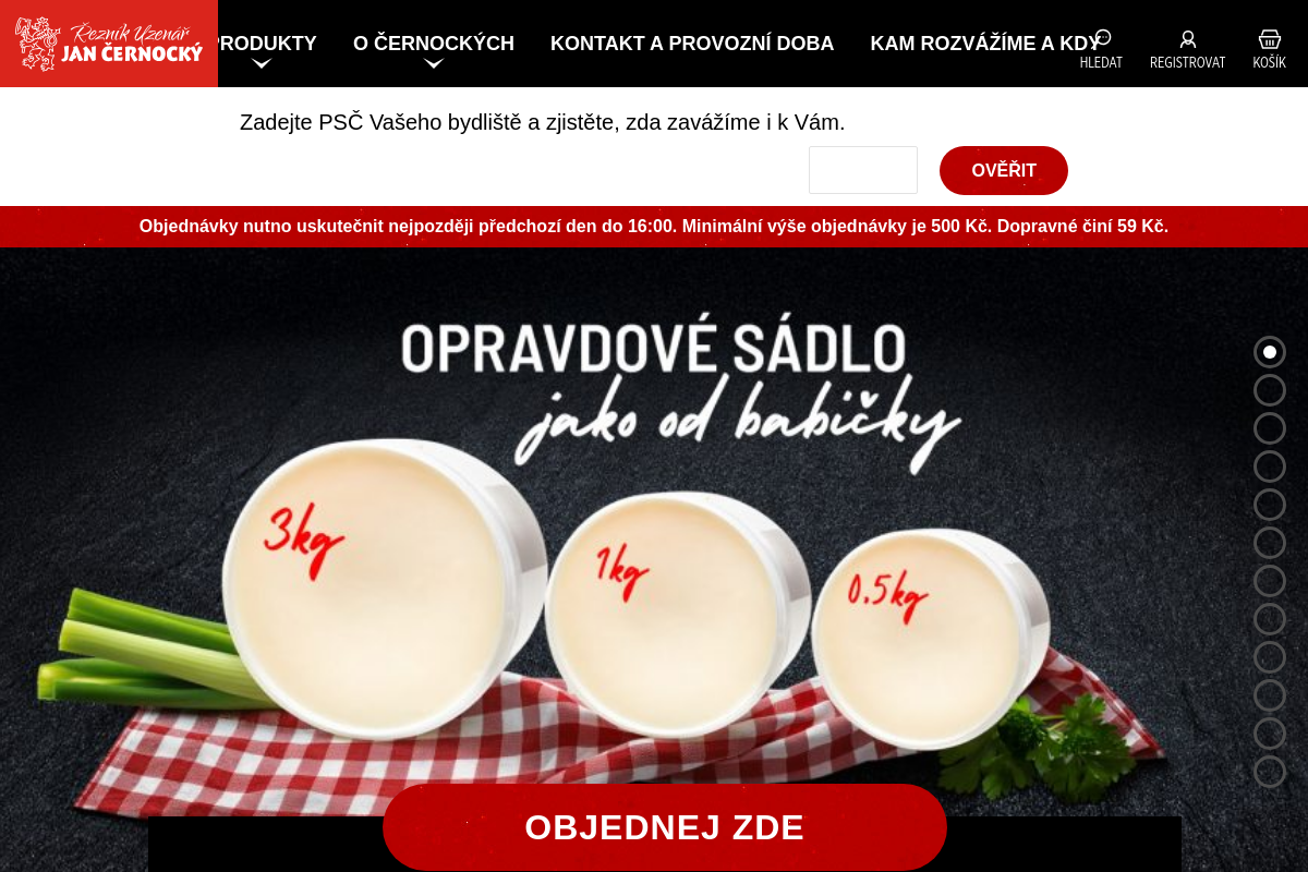 Jan Černocký řeznictví a uzenářství