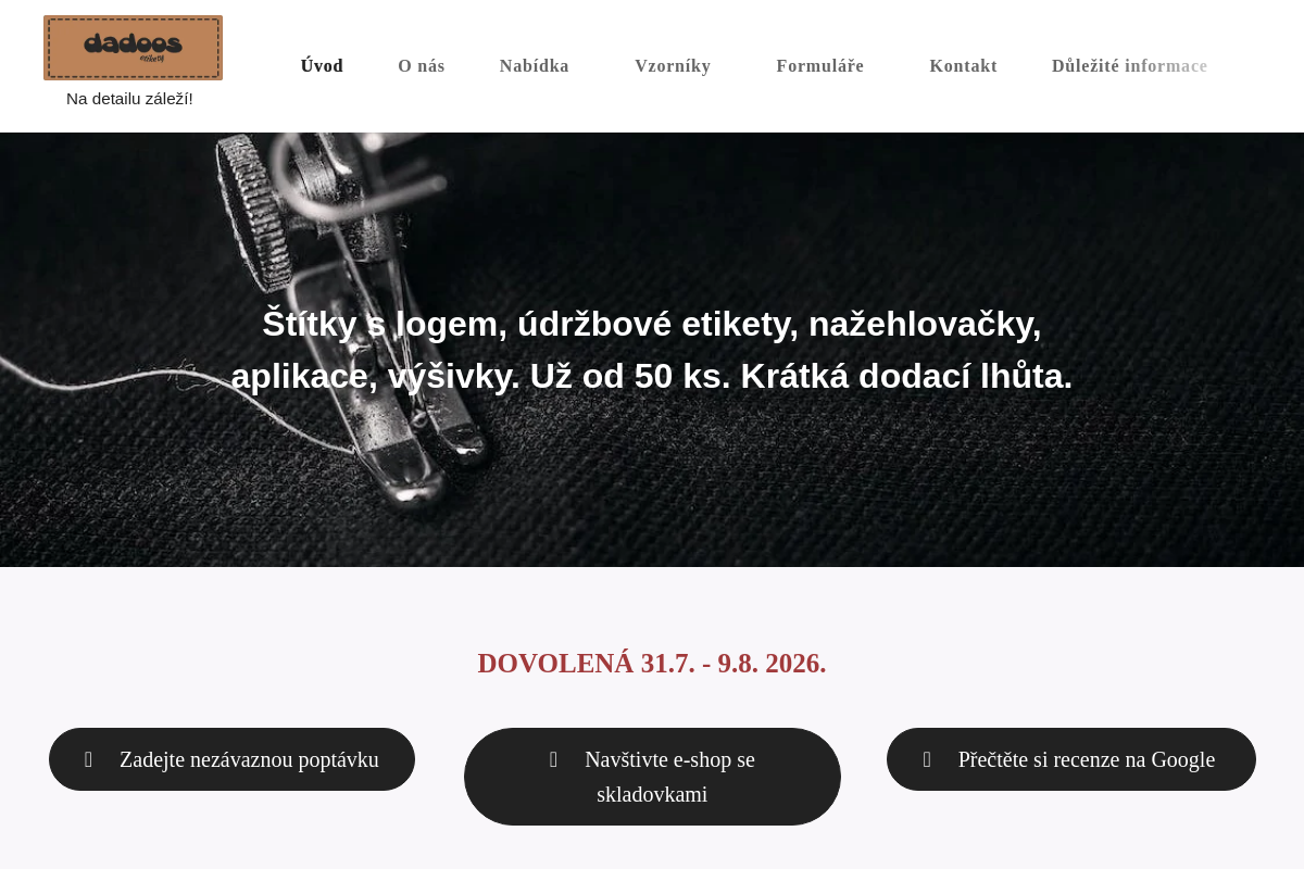 Dadoos-etikety.cz