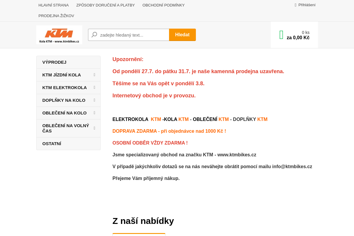 Kola KTM - ktmbikes.cz
