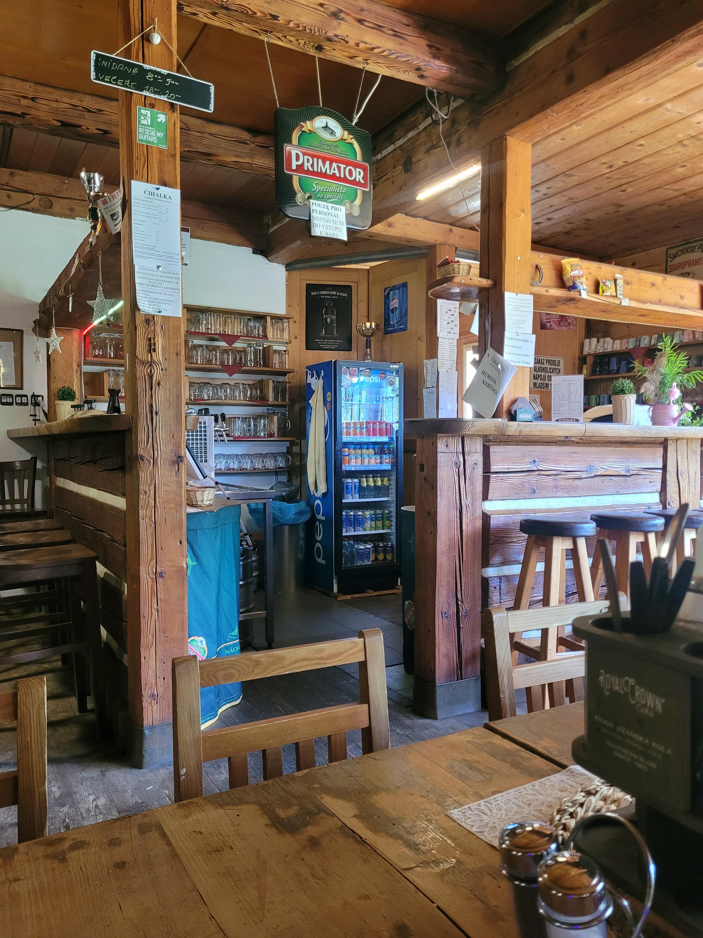 Horská bouda Čihalka - restaurace foto 2