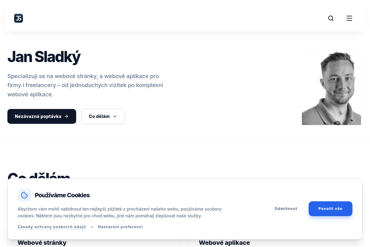 Jan Sladký - webdesigner