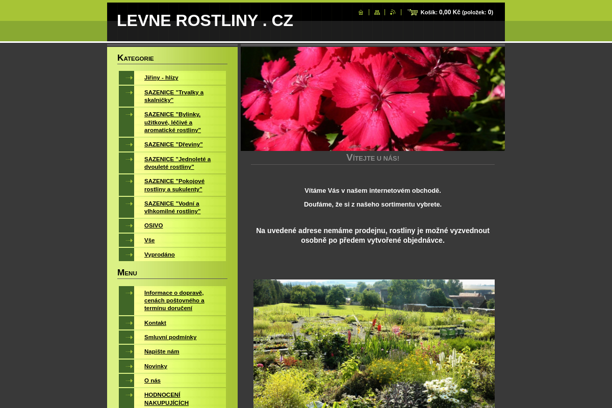 Levnerostliny.cz