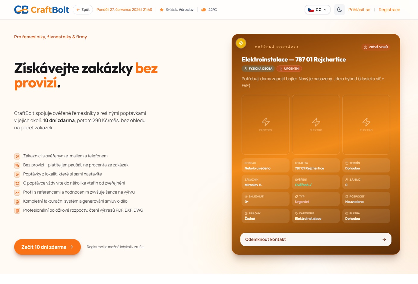 CraftBolt - poptávky a zakázky pod jednou střechou foto 4