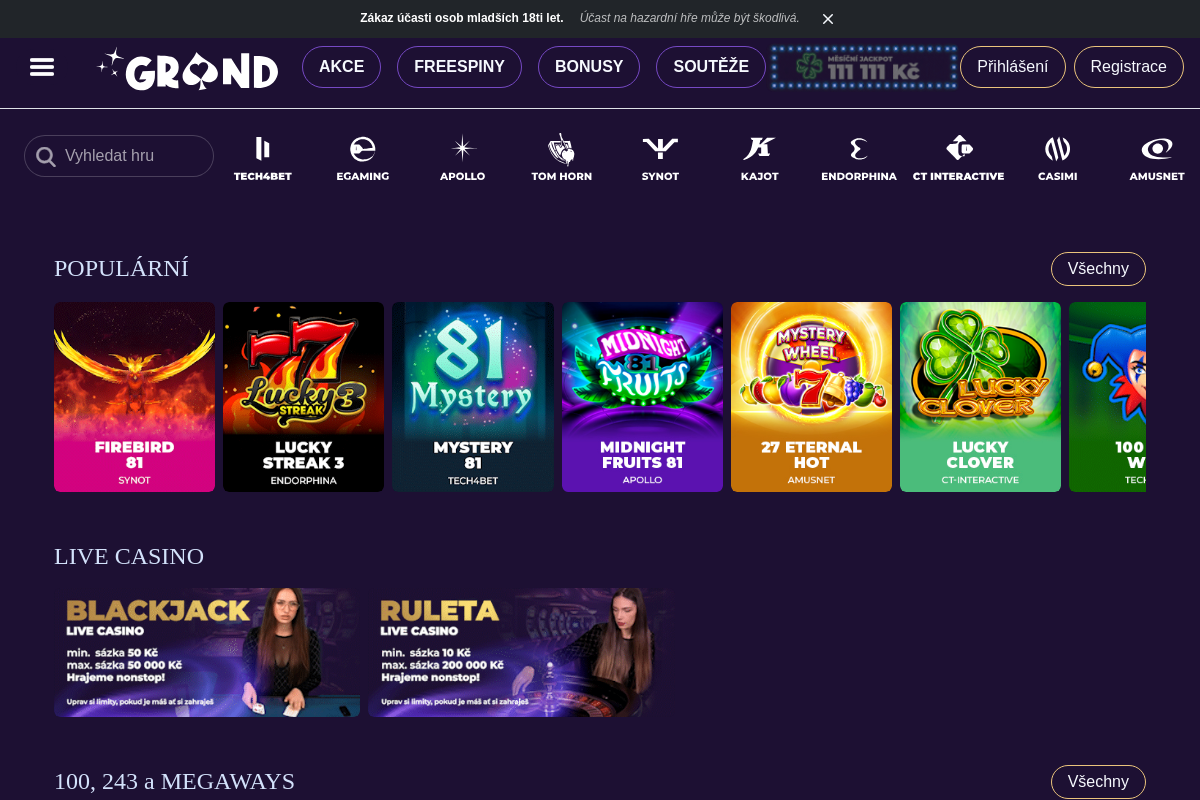 Grandwin.cz Online Casino