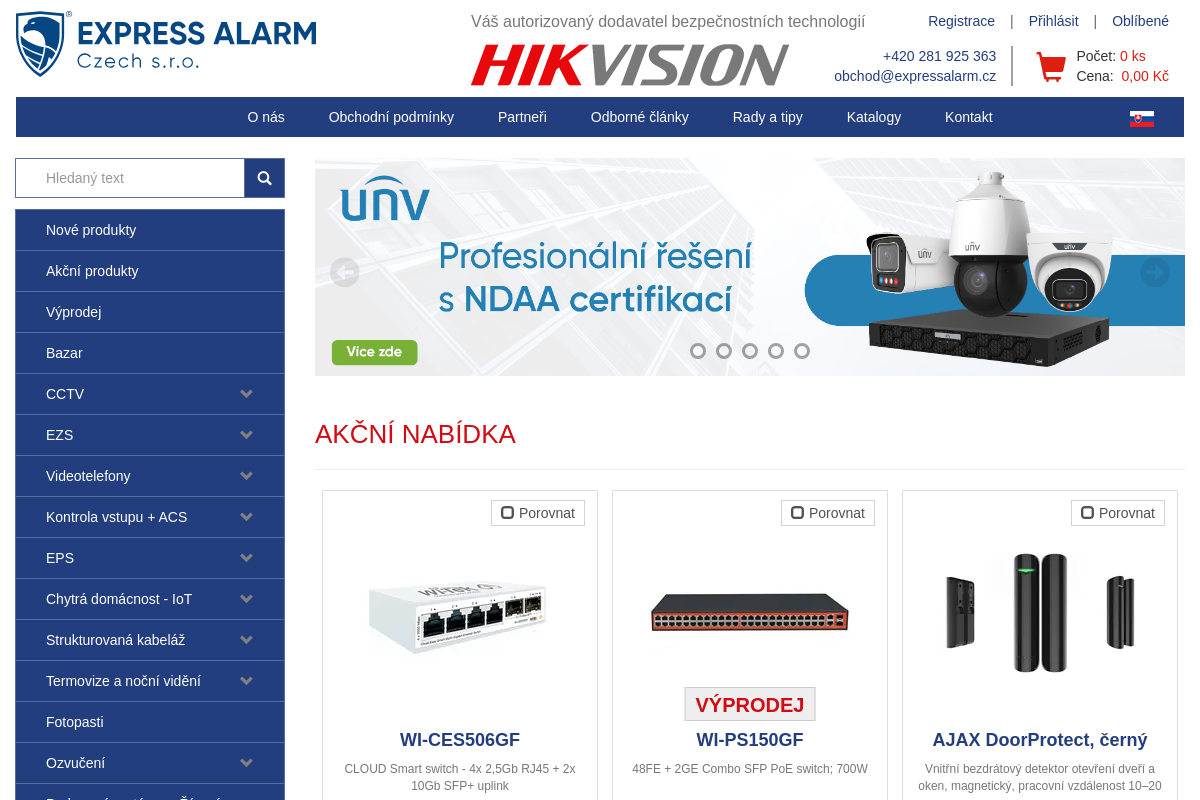 Express Alarm Czech - sklad