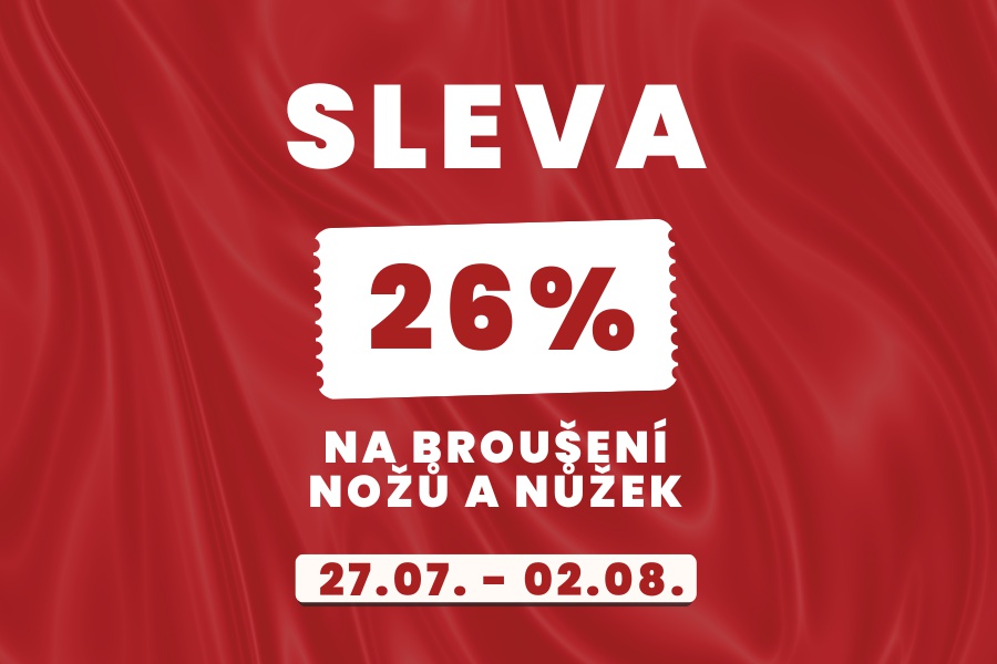 Sleva na broušení nožů a nůžek