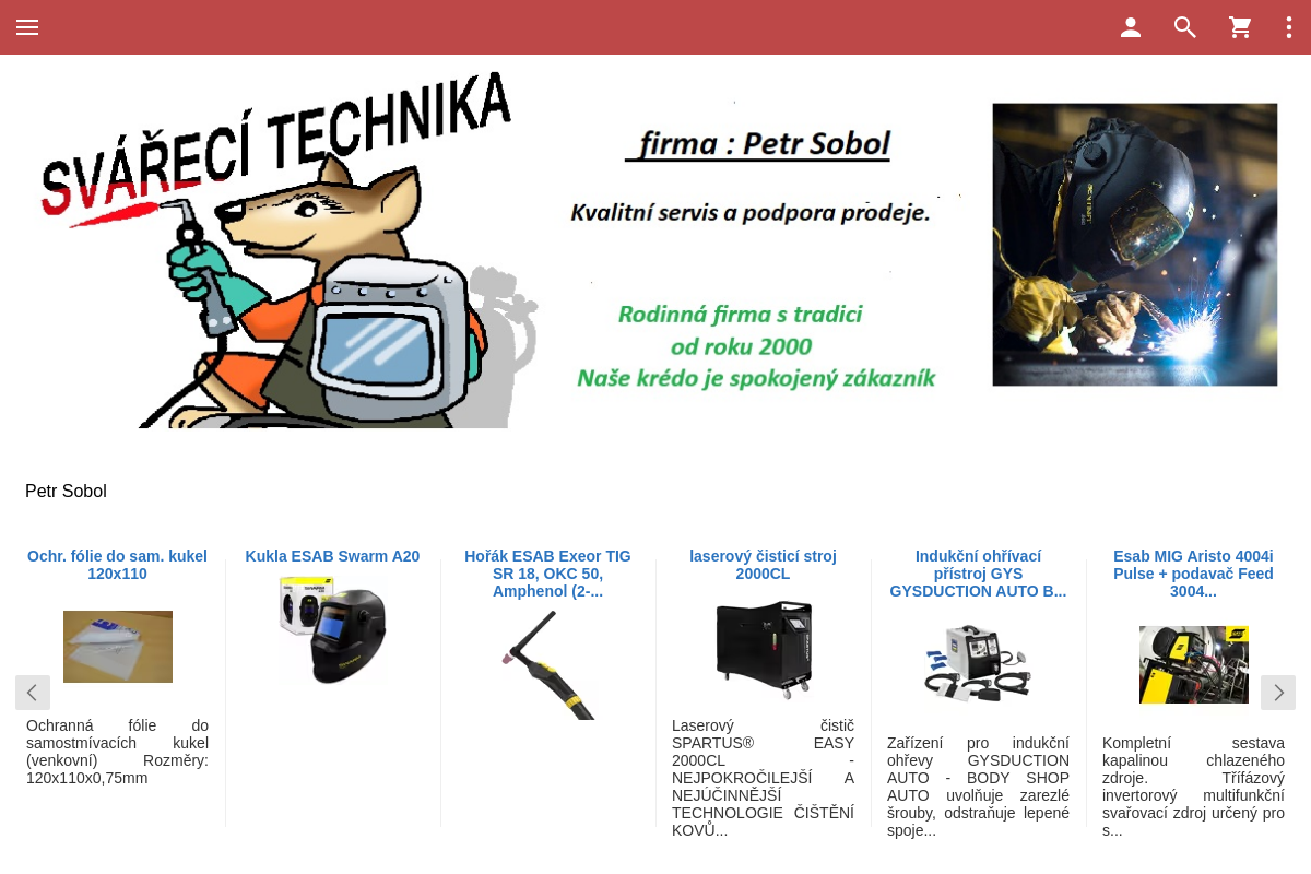 Svářecí technika - Petr Sobol