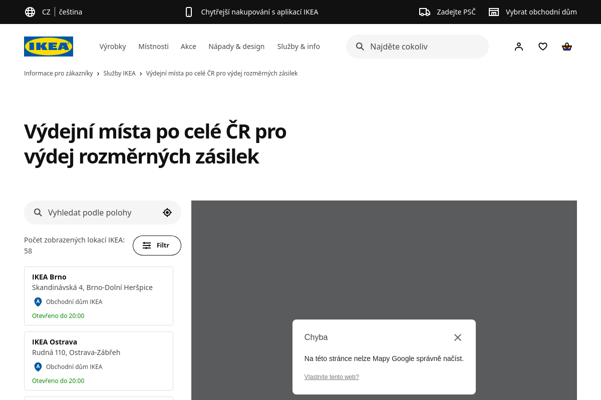 Výdejní místo IKEA Hradec Králové foto 1