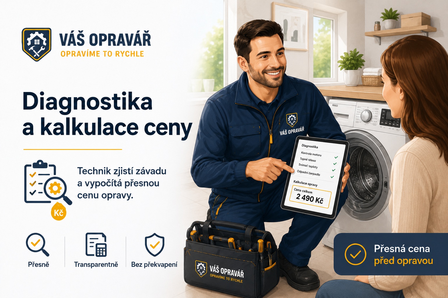 Diagnostika a kalkulace možné opravy