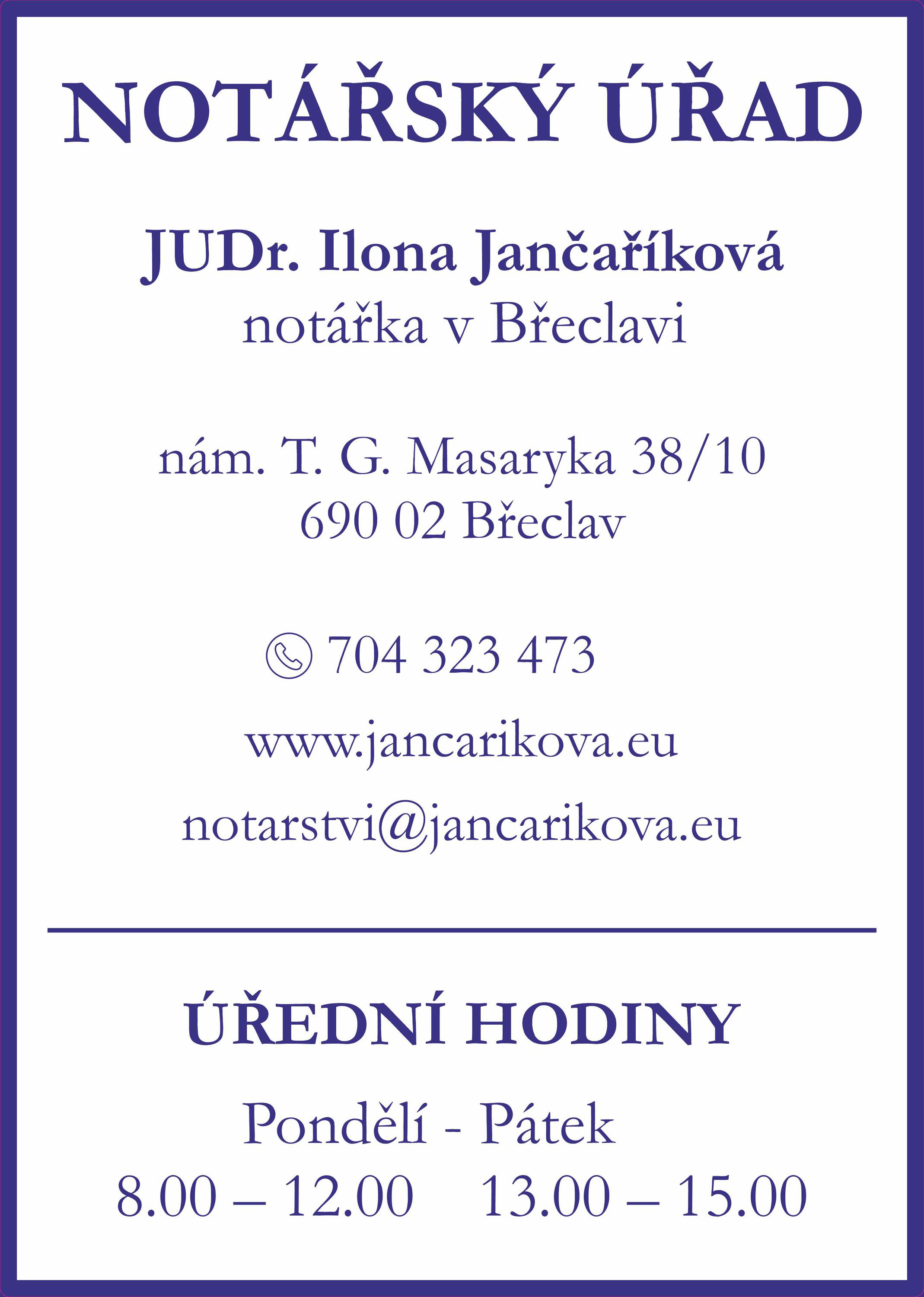 JUDr. Ilona Jančaříková foto 1