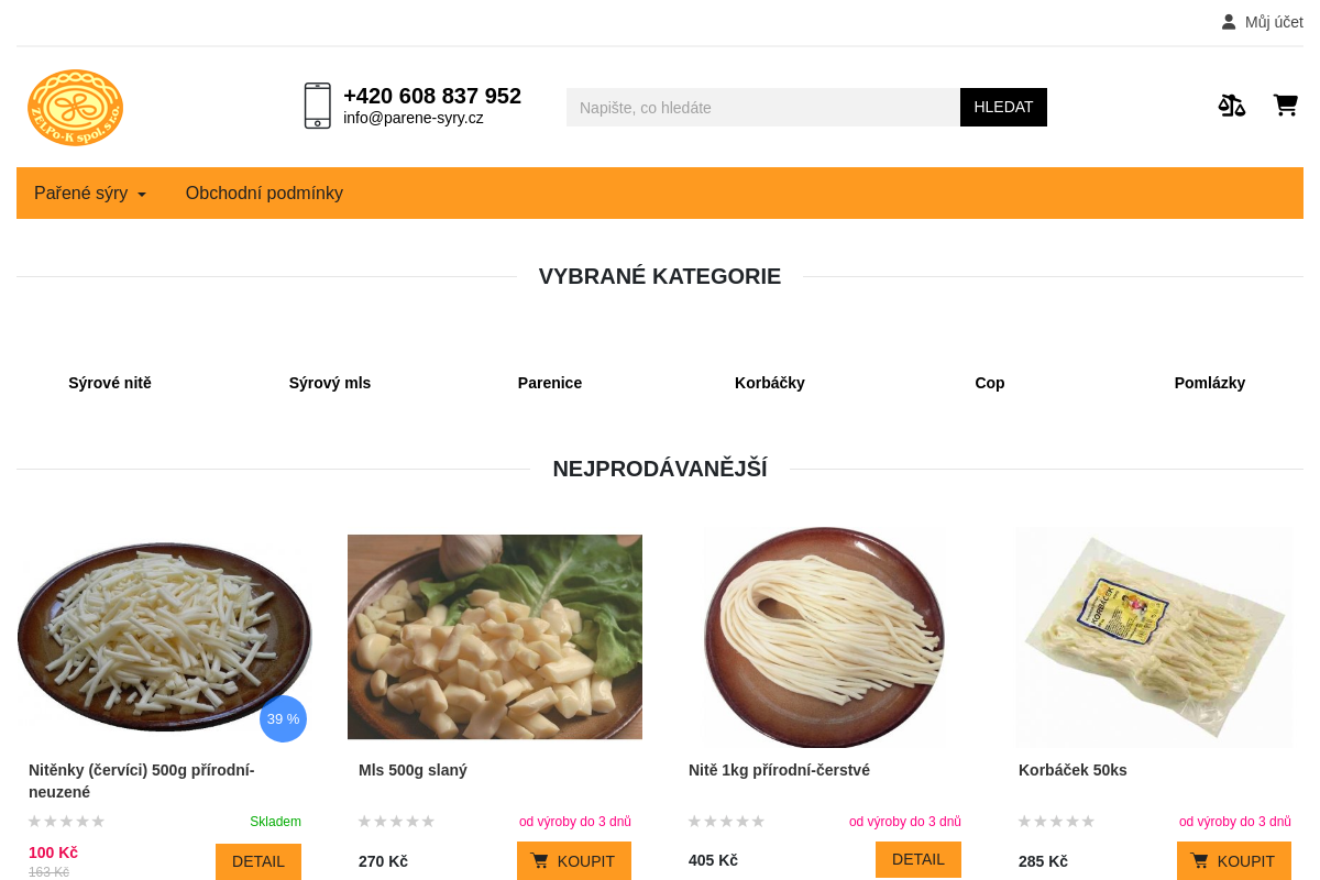 Parene-syry.cz