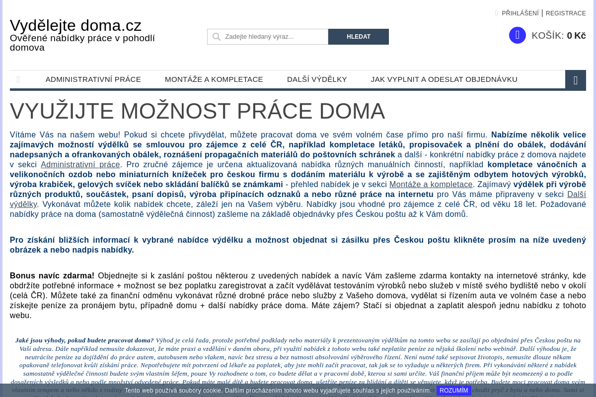 Vydelejtedoma.cz