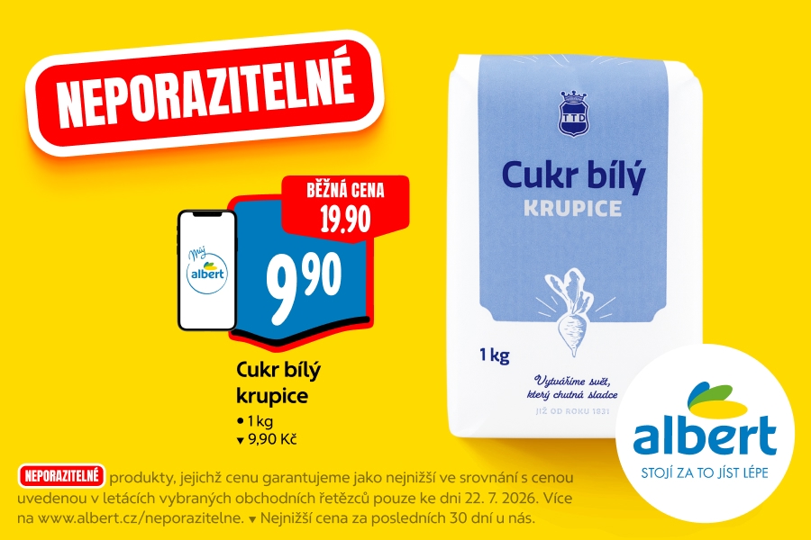 Cukr bílý krupice