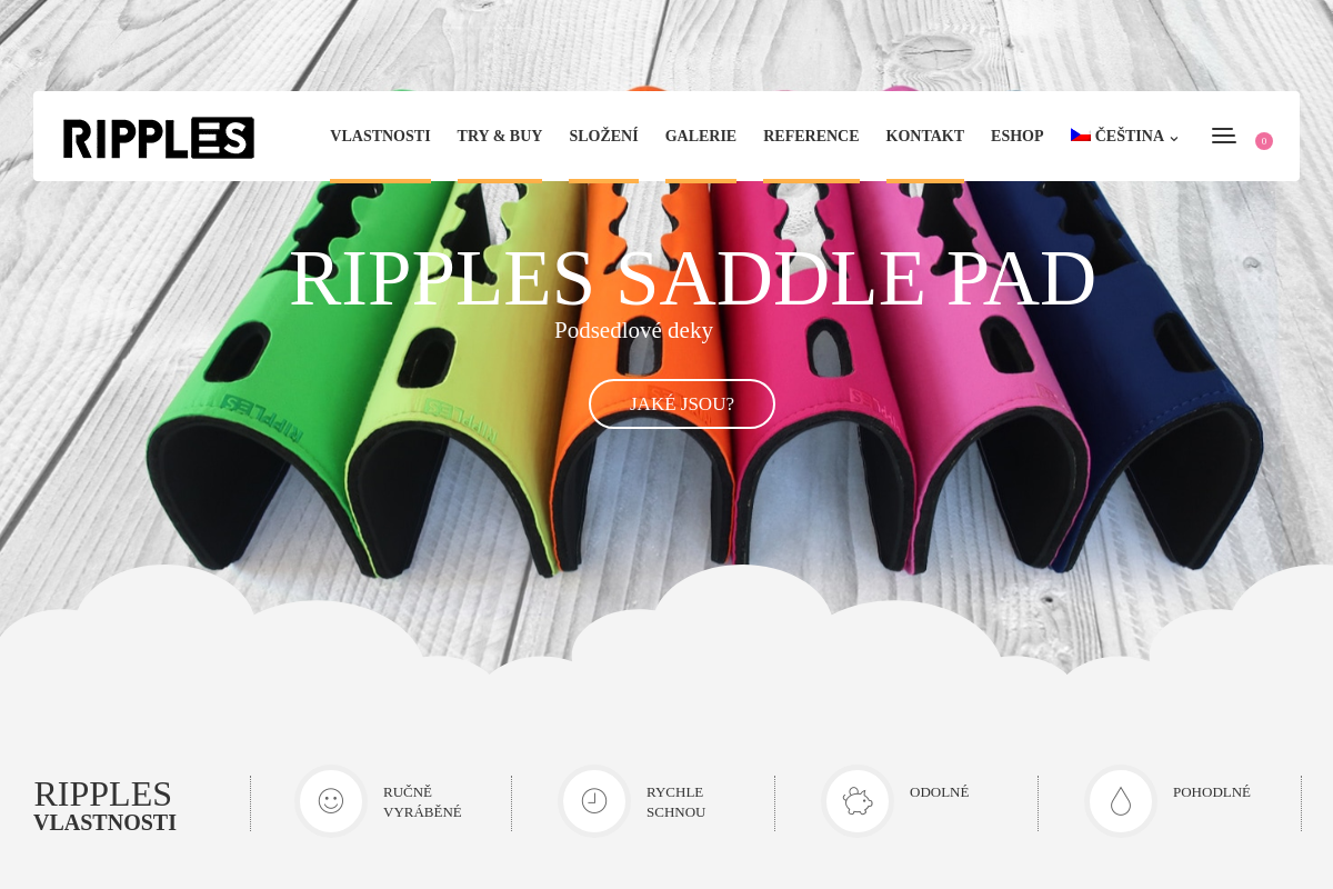 Ripples Saddle Pad foto 1