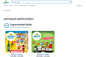 Firemní grafika Albert Supermarket