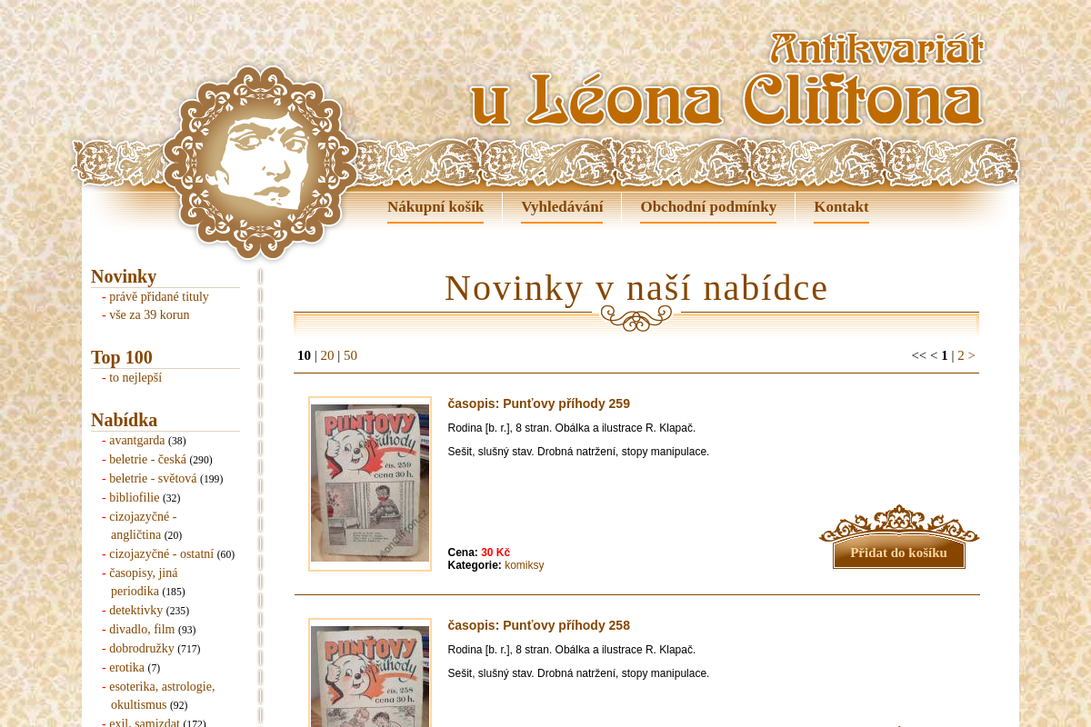 Antikvariát u Léona Cliftona