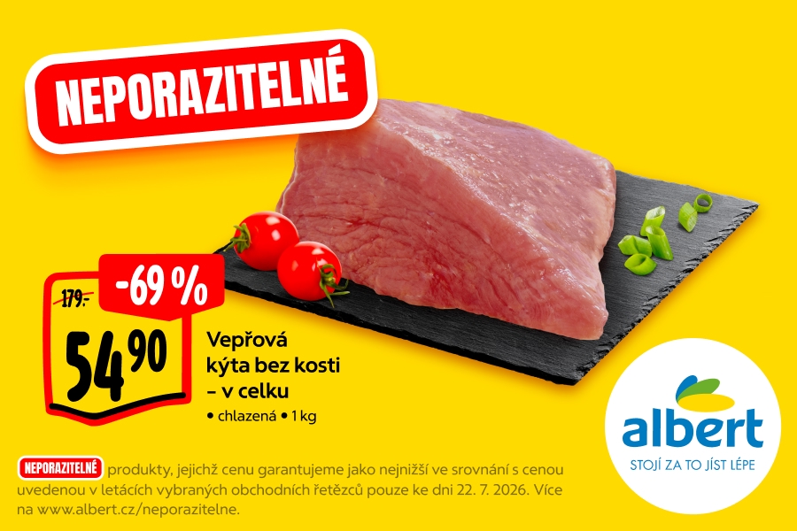 Vepřová kýta bez kosti – v celku