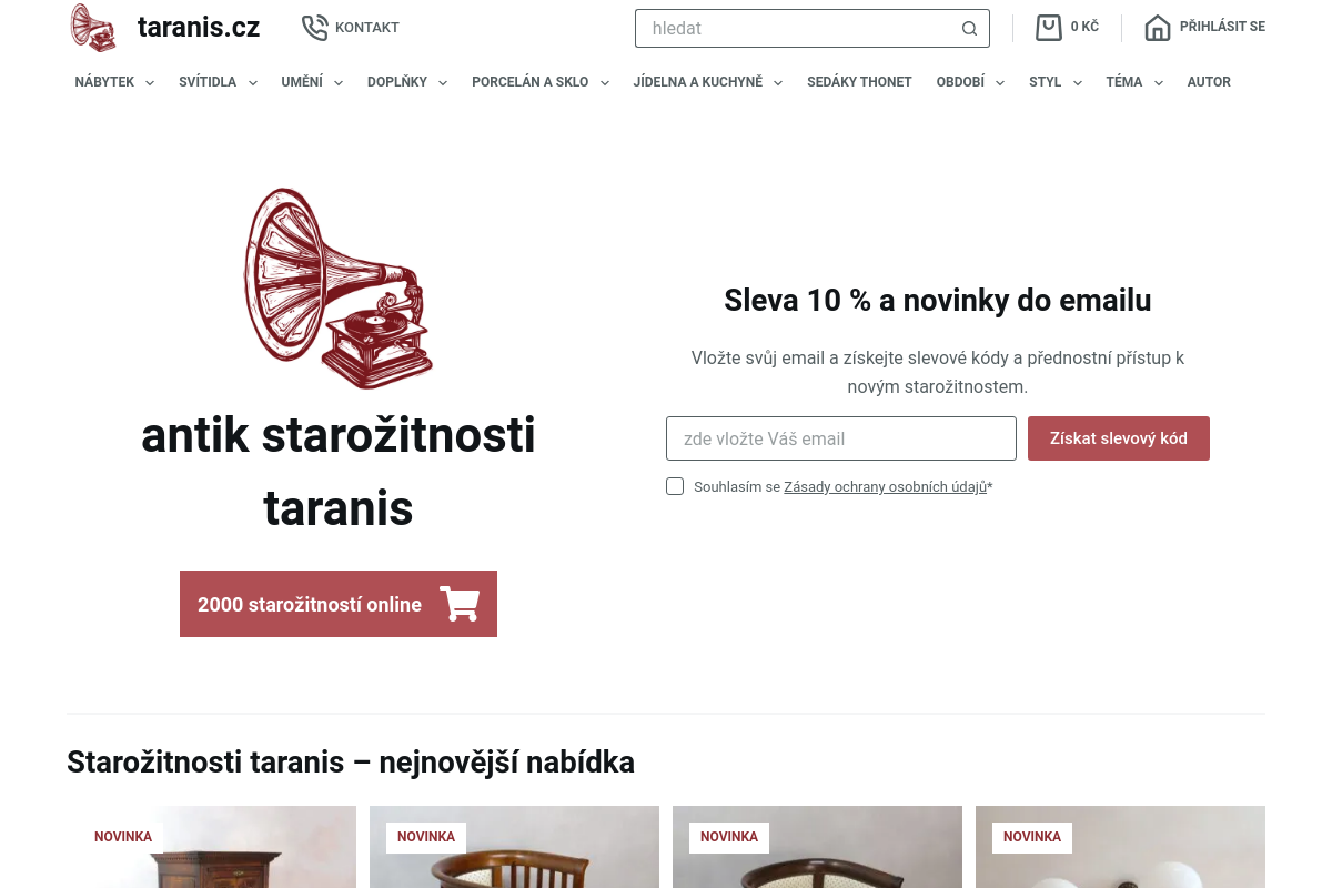 Starožitnosti Taranis.cz
