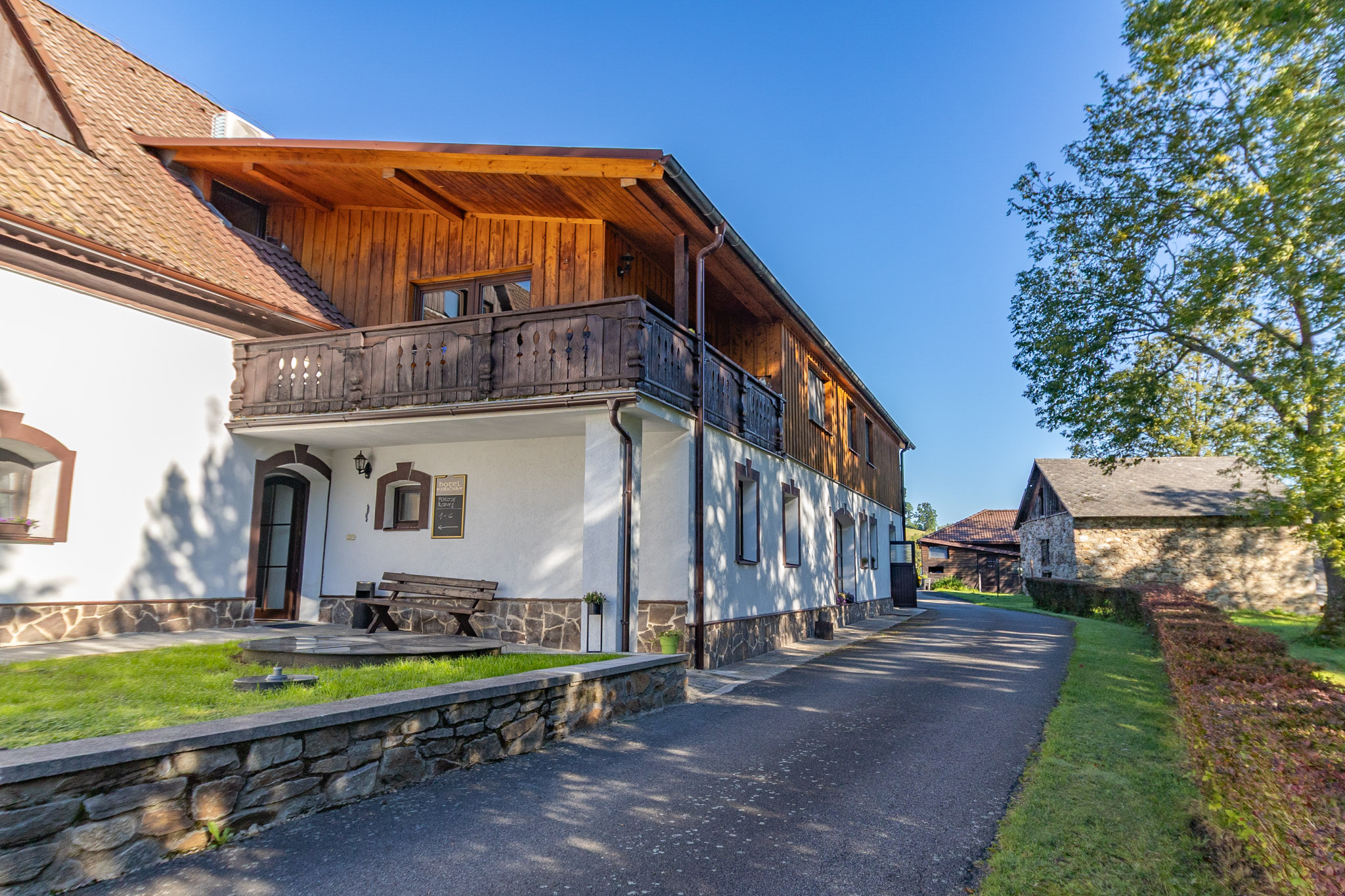 Klimatizovaný apartmán 2+kk č.2  v Jiřičné, Šumava