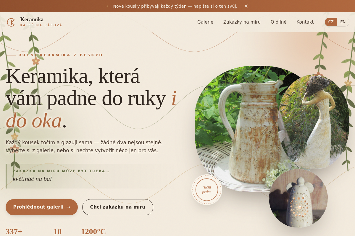 Keramika CK, Kateřina Cábová