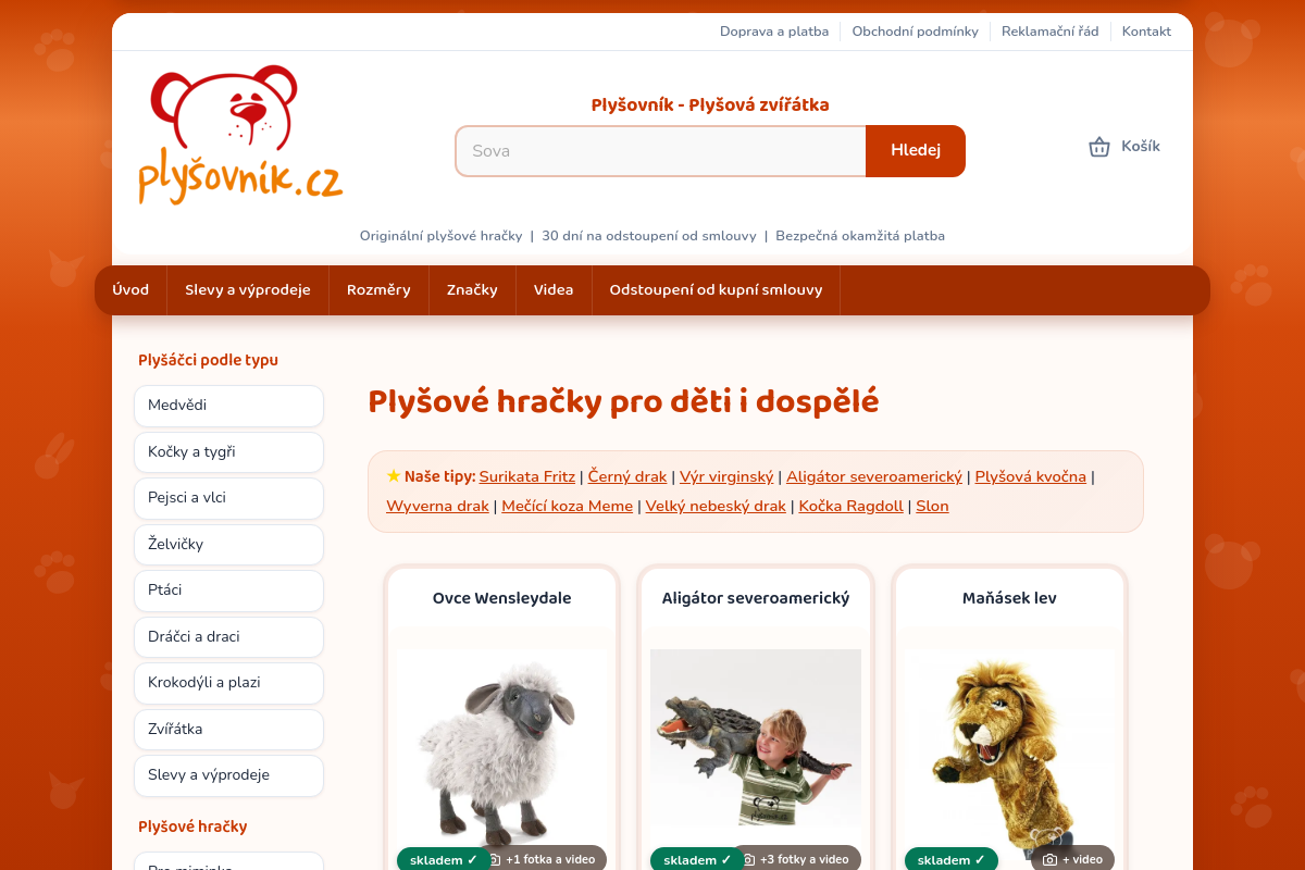 Plysovanek.cz