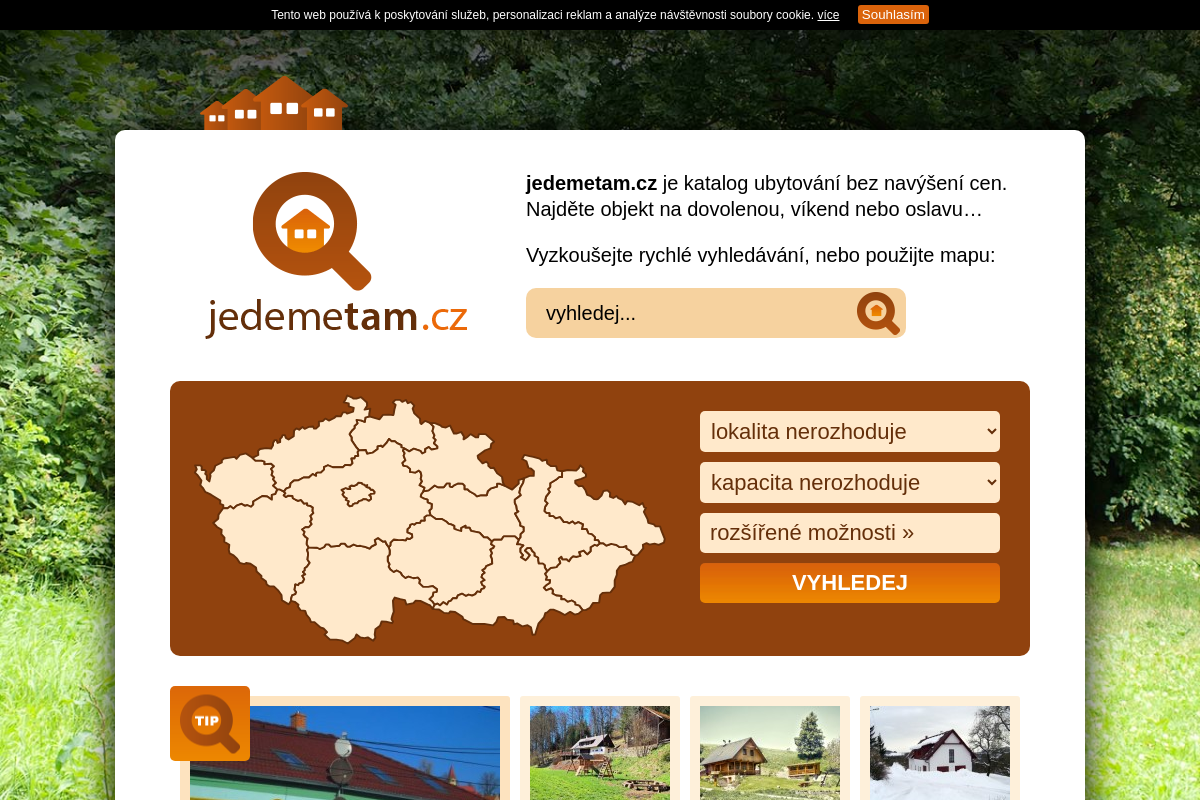 jedemetam.cz - katalog ubytování