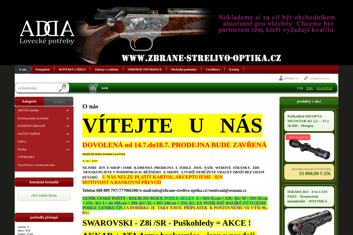 Zbrane-strelivo-optika.cz