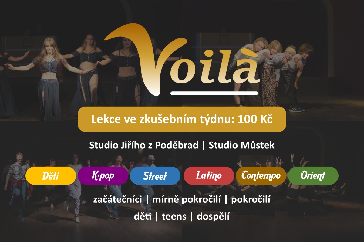Všechny lekce jen za 100 Kč v týdnu 14.-20.9.2026