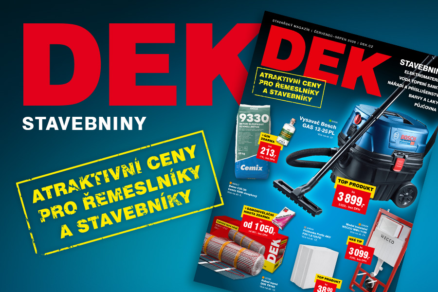 Letní Stavařský magazín DEK